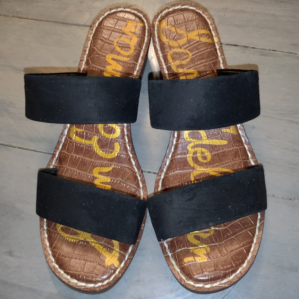Sam Edelman slip on sandals strappy black